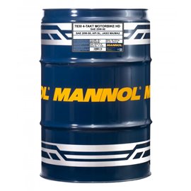 Mannol, motorový olej 4T Motorbike HD 20W50 60L V-TWIN MA2 Semisyntetic (7830) - sud 60 L