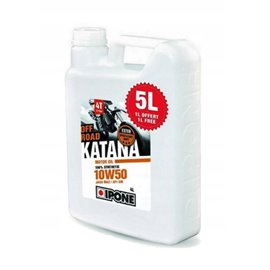 Ipone, Katana Off Road 10W50 motorový olej 100% Syntetic 5L (Ester, MA2) - Akce 4+1 (4)