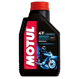 Motul, motorový olej 3000 4T 20W50 1L (minerální olej)